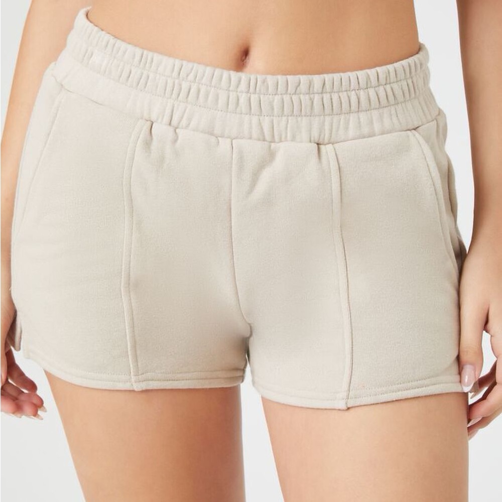 Forever 21 French Terry Mid-Rise Shorts